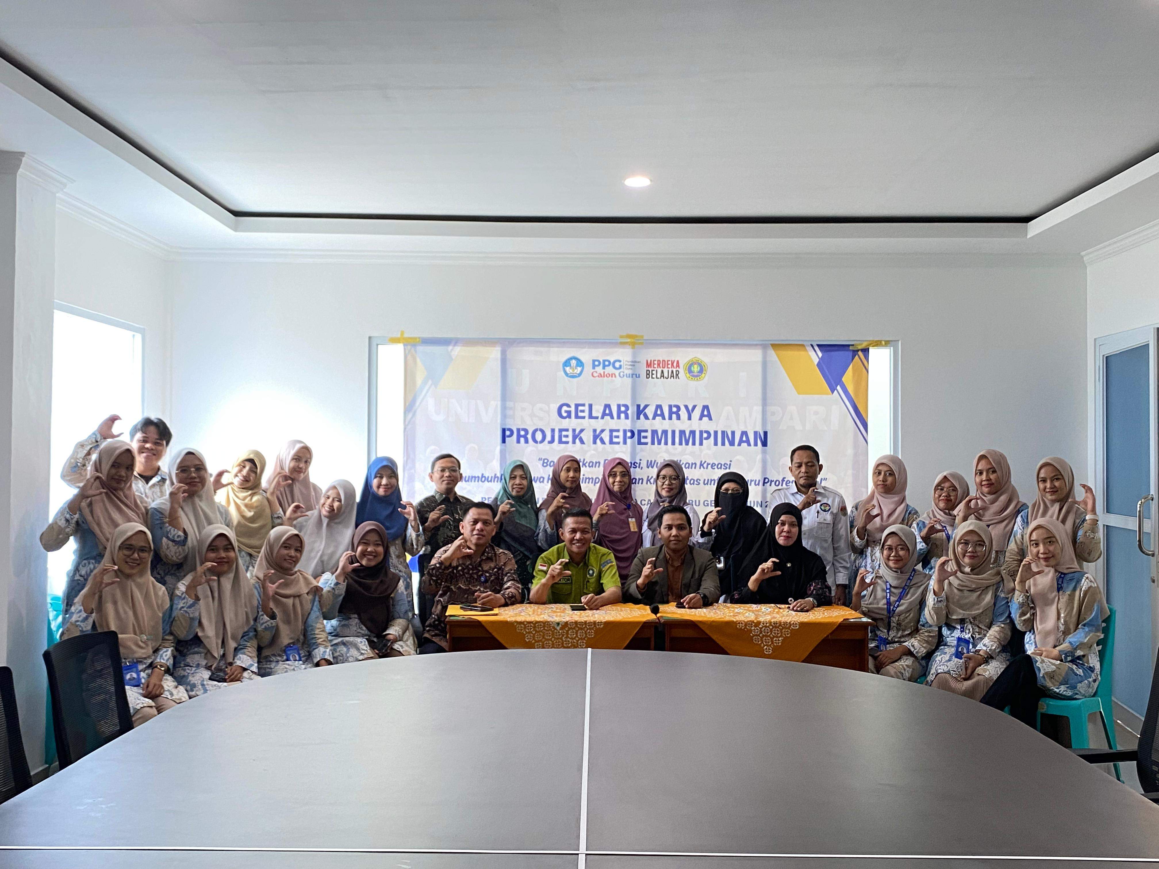 Gelar Karya Proyek Kepemimpinan Mahasiswa PPG Digelar di Pascasarjana Universitas PGRI Silampari