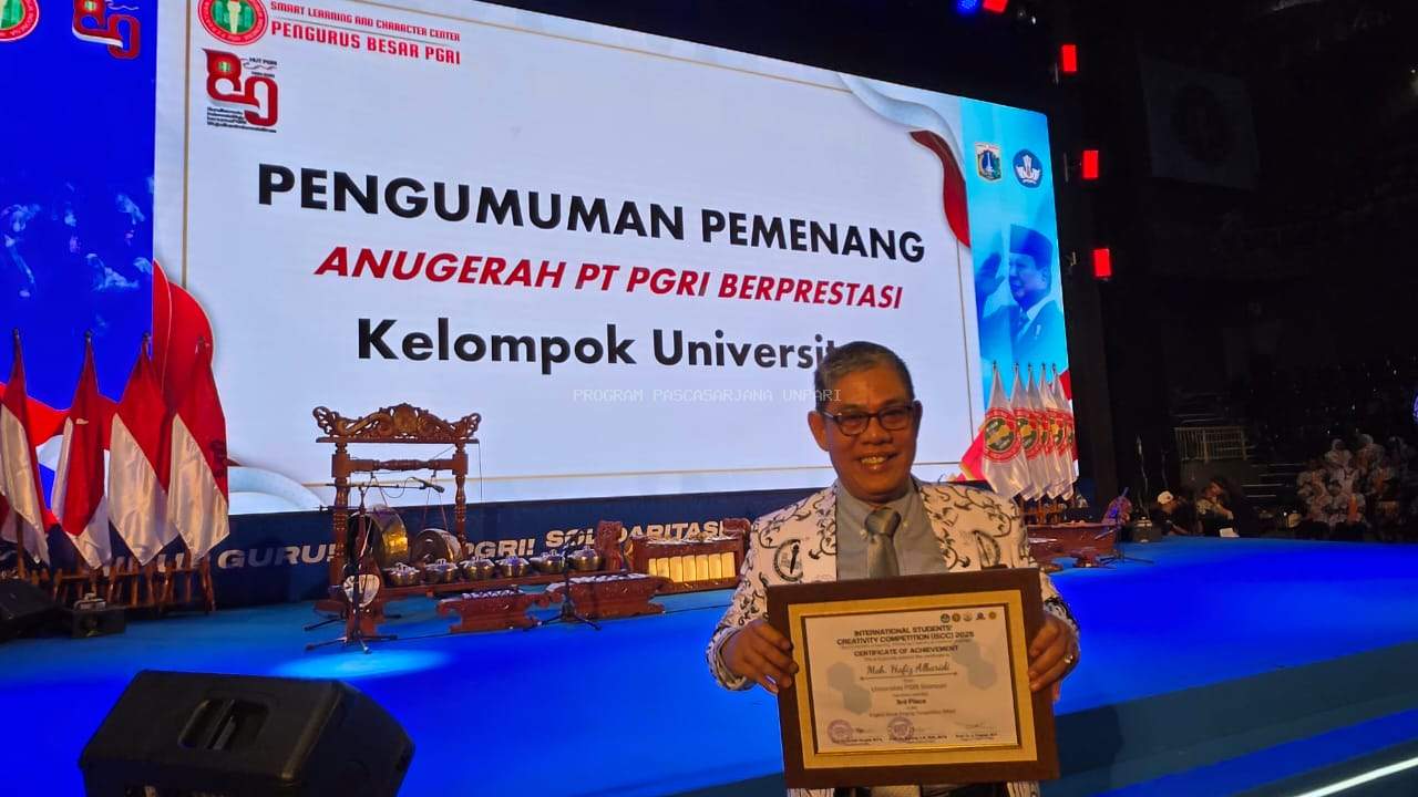 Universitas PGRI Silampari Raih Anugerah PT PGRI Berprestasi Kelompok Universitas